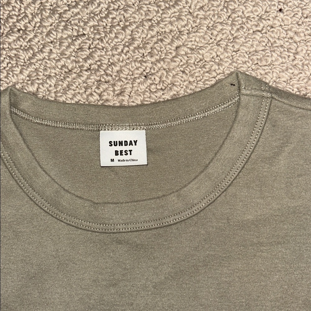 Sunday Best Little Ribbed T-Shirt - Picture 2 of 2